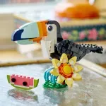 Jucarii, Copii si Bebe - Jucarii si jocuri - Seturi de constructie si cuburi - Seturi de constructie - LEGO Creator Animale salbatice: Tucan tropical 31173 - Infinity.ro