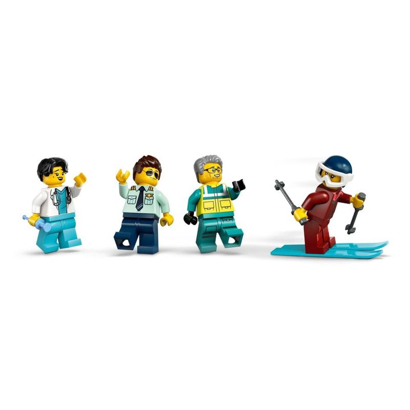 Jucarii, Copii si Bebe - Jucarii si jocuri - Seturi de constructie si cuburi - Seturi de constructie - LEGO City Avion-ambulanta pentru urgente 60465 - Infinity.ro