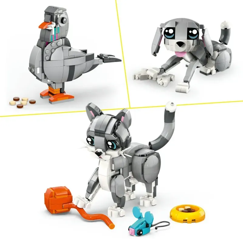 Jucarii, Copii si Bebe - Jucarii si jocuri - Seturi de constructie si cuburi - Seturi de constructie - LEGO Creator Pisica jucausa 31163 - Infinity.ro