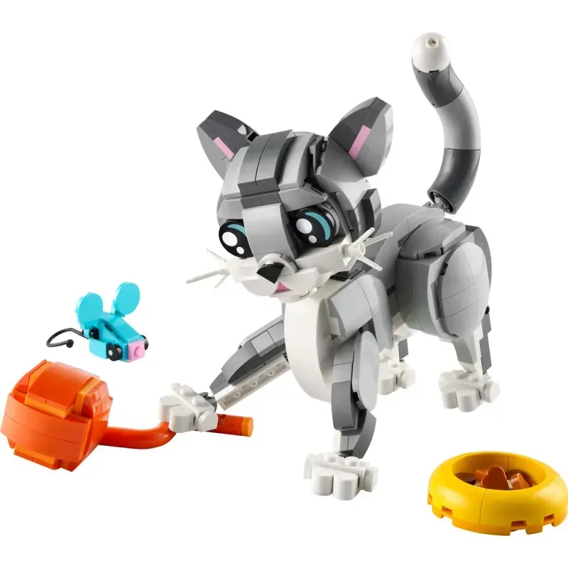 Jucarii, Copii si Bebe - Jucarii si jocuri - Seturi de constructie si cuburi - Seturi de constructie - LEGO Creator Pisica jucausa 31163 - Infinity.ro