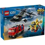 Jucarii, Copii si Bebe - Jucarii si jocuri - Seturi de constructie si cuburi - Seturi de constructie - LEGO City Elicopter, autospeciala de pompieri si submarin in versiuni remixate 60462 - Infinity.ro