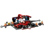 Jucarii, Copii si Bebe - Jucarii si jocuri - Seturi de constructie si cuburi - Seturi de constructie - LEGO City Boxa si mecanici F1 cu masina Ferrari 60443 - Infinity.ro