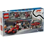 Jucarii, Copii si Bebe - Jucarii si jocuri - Seturi de constructie si cuburi - Seturi de constructie - LEGO City Boxa si mecanici F1 cu masina Ferrari 60443 - Infinity.ro
