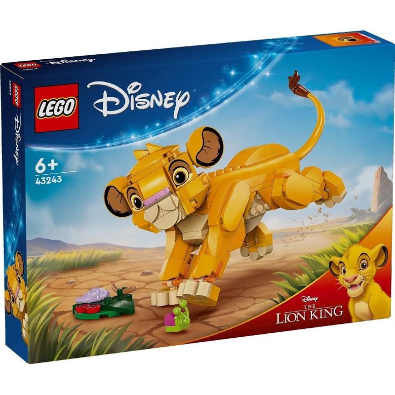 Jucarii, Copii si Bebe - Jucarii si jocuri - Seturi de constructie si cuburi - Seturi de constructie - LEGO Disney Classic Puiul Simba, Regele Leu 43243 - Infinity.ro