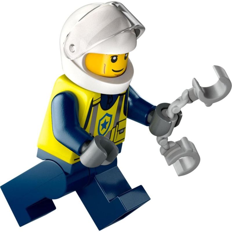 Jucarii, Copii si Bebe - Jucarii si jocuri - Seturi de constructie si cuburi - Seturi de constructie - LEGO City Urmarire cu masina de politie si masina puternica 60415 - Infinity.ro