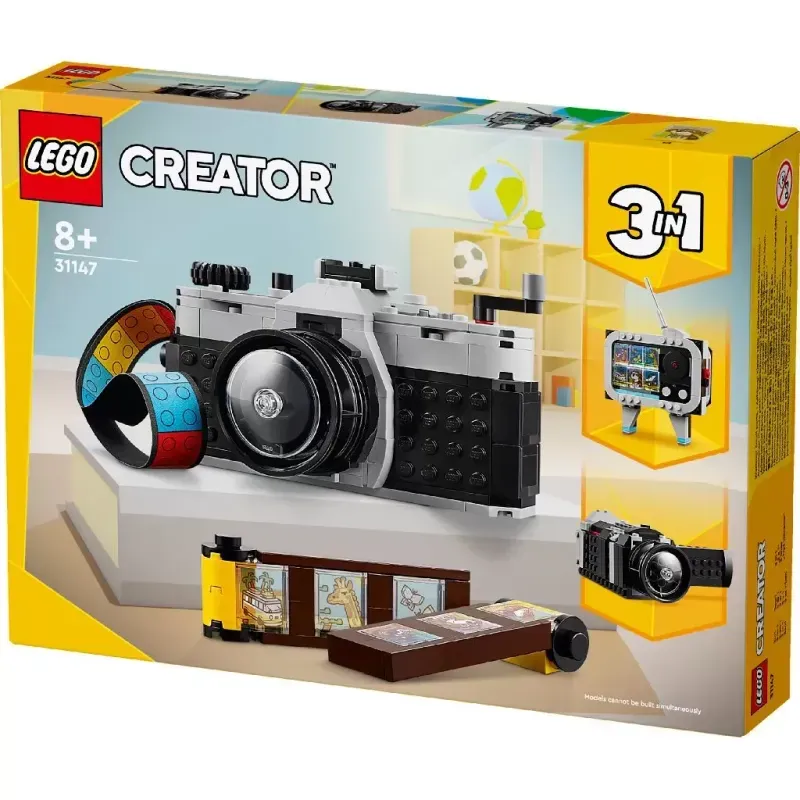 Jucarii, Copii si Bebe - Jucarii si jocuri - Seturi de constructie si cuburi - Seturi de constructie - LEGO Creator Aparat foto retro 31147 - Infinity.ro