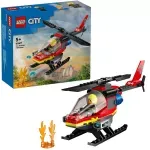 Jucarii, Copii si Bebe - Jucarii si jocuri - Seturi de constructie si cuburi - Seturi de constructie - LEGO City Elicopter de pompieri 60411 - Infinity.ro