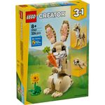 Jucarii, Copii si Bebe - Jucarii si jocuri - Seturi de constructie si cuburi - Seturi de constructie - LEGO Creator Iepuras dragalas 31162 - Infinity.ro
