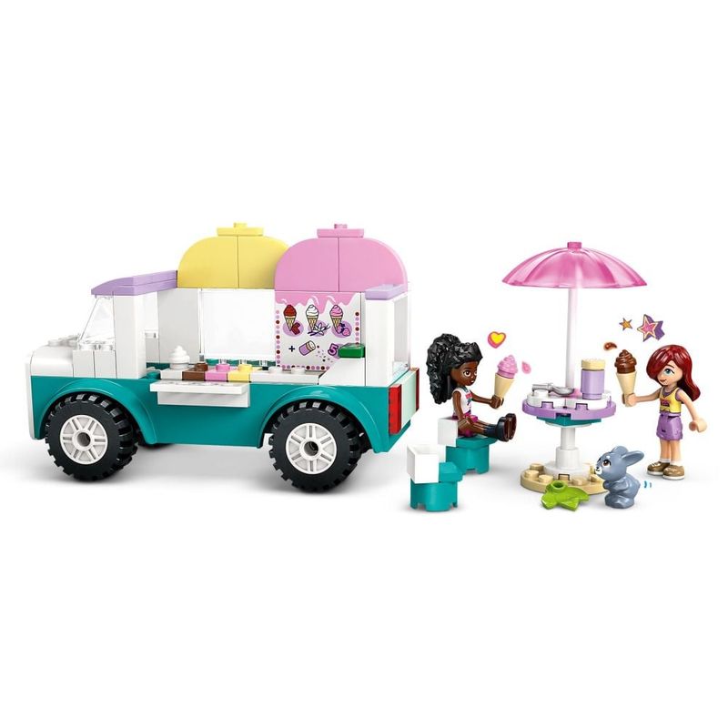 Jucarii, Copii si Bebe - Jucarii si jocuri - Seturi de constructie si cuburi - Seturi de constructie - LEGO Friends Furgoneta de inghetata in orasul Heartlake 42644 - Infinity.ro