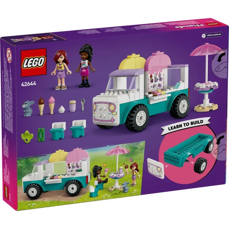 Jucarii, Copii si Bebe - Jucarii si jocuri - Seturi de constructie si cuburi - Seturi de constructie - LEGO Friends Furgoneta de inghetata in orasul Heartlake 42644 - Infinity.ro