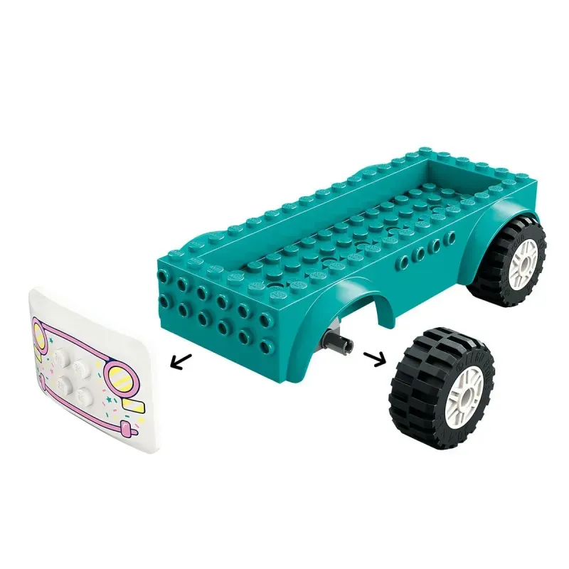 Jucarii, Copii si Bebe - Jucarii si jocuri - Seturi de constructie si cuburi - Seturi de constructie - LEGO Friends Furgoneta de inghetata in orasul Heartlake 42644 - Infinity.ro