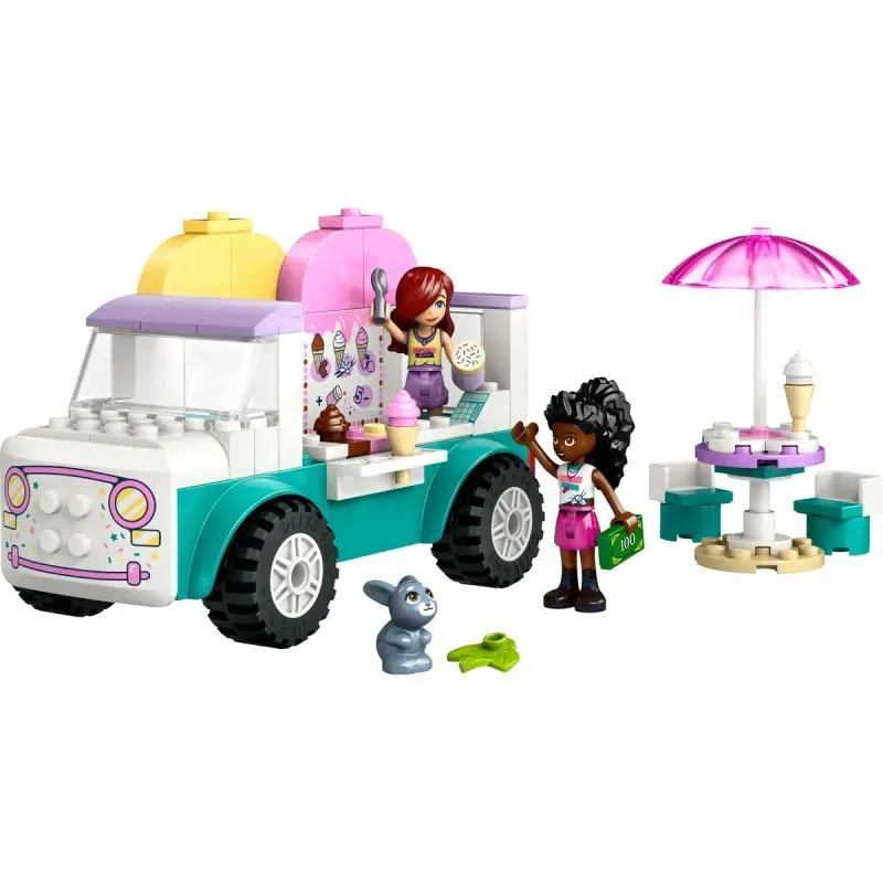 Jucarii, Copii si Bebe - Jucarii si jocuri - Seturi de constructie si cuburi - Seturi de constructie - LEGO Friends Furgoneta de inghetata in orasul Heartlake 42644 - Infinity.ro