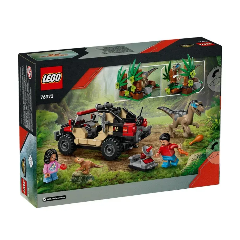 Jucarii, Copii si Bebe - Jucarii si jocuri - Seturi de constructie si cuburi - Seturi de constructie - LEGO Jurassic World Evadare off-road din calea unui Velociraptor 76972 - Infinity.ro