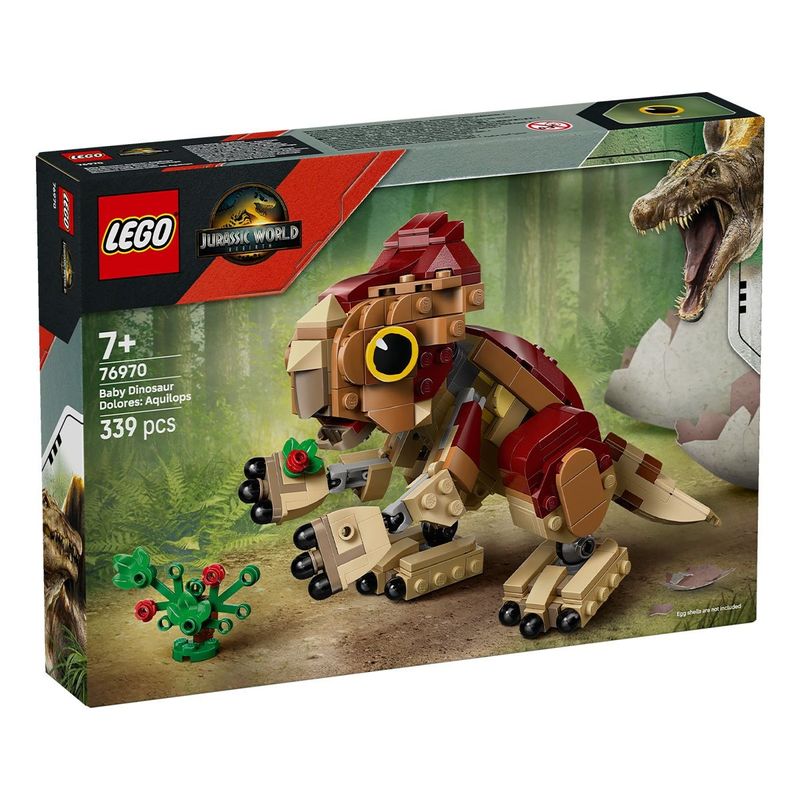 Jucarii, Copii si Bebe - Jucarii si jocuri - Seturi de constructie si cuburi - Seturi de constructie - LEGO Jurassic World World Puiul de dinozaur Dolores Aquilops 76970 - Infinity.ro