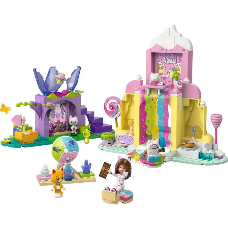 Jucarii, Copii si Bebe - Jucarii si jocuri - Seturi de constructie si cuburi - Seturi de constructie - LEGO Gabby's Dollhouse Muntele de dulciuri si gradina Miau-Zanei 11205 - Infinity.ro