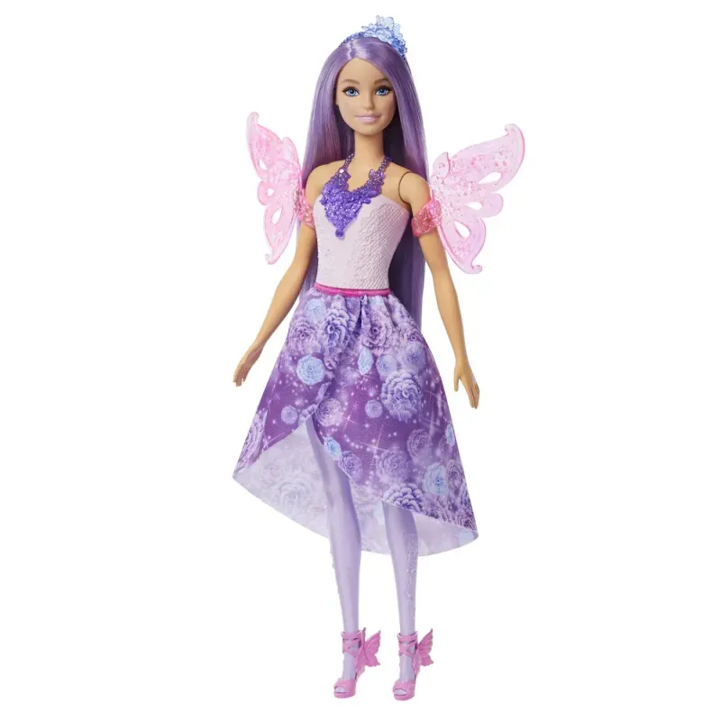 Jucarii, Copii si Bebe - Jucarii si jocuri - Papusi si accesorii - Papusi - Papusa cu accesorii de zana si sirena, Barbie Fantasy - Infinity.ro