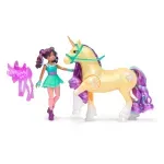 Jucarii, Copii si Bebe - Jucarii si jocuri - Papusi si accesorii - Papusi - Set papusa Ava si unicornul Leaf, Unicorn Academy - Infinity.ro