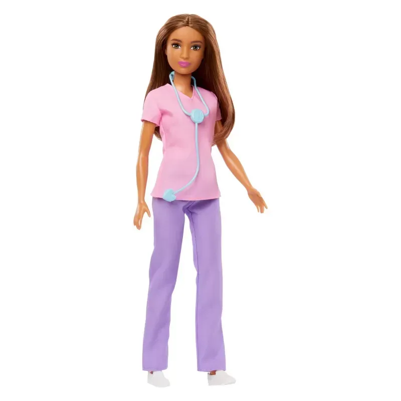 Jucarii, Copii si Bebe - Jucarii si jocuri - Papusi si accesorii - Papusi - Papusa Barbie Asistenta medicala, satena - Infinity.ro