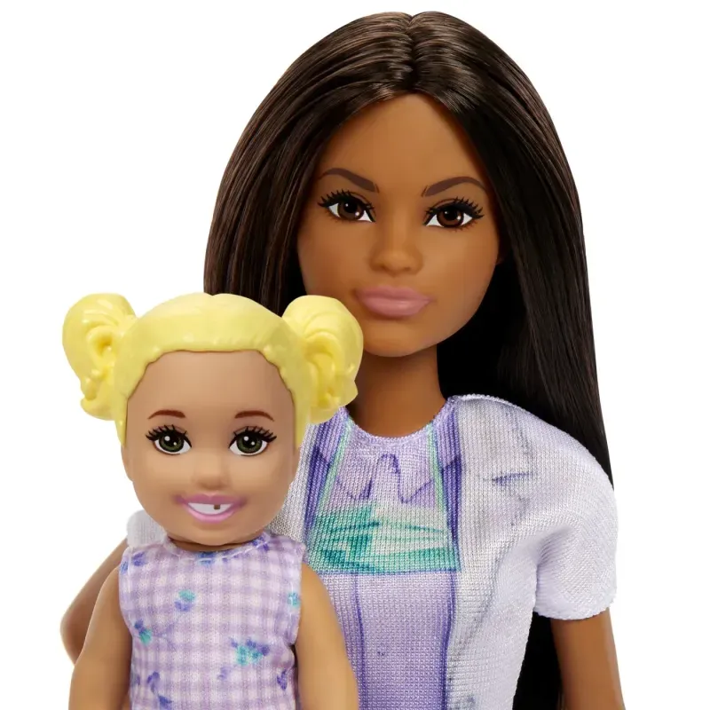 Jucarii, Copii si Bebe - Jucarii si jocuri - Papusi si accesorii - Papusi - Set de joaca papusa Barbie bruneta face cariera Stomatolog - Infinity.ro