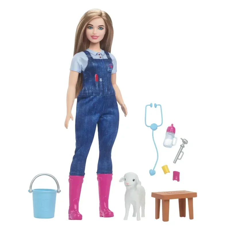 Jucarii, Copii si Bebe - Jucarii si jocuri - Papusi si accesorii - Papusi - Papusa BARBIE You Can Be - Medic veterinar - Infinity.ro