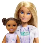 Jucarii, Copii si Bebe - Jucarii si jocuri - Papusi si accesorii - Papusi - Set de joaca papusa Barbie blonda Face Cariera Stomatolog - Infinity.ro