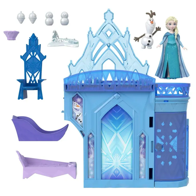 Jucarii, Copii si Bebe - Jucarii si jocuri - Papusi si accesorii - Papusi - Set de joaca cu papusa, Disney Frozen, Palatul de gheata al Elsei - Infinity.ro