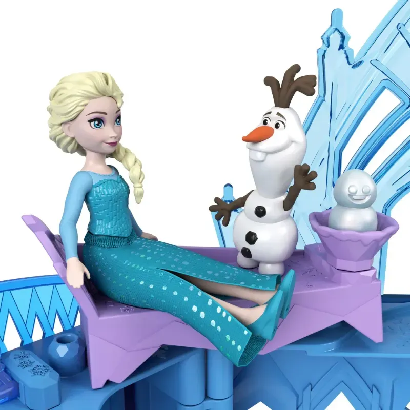 Jucarii, Copii si Bebe - Jucarii si jocuri - Papusi si accesorii - Papusi - Set de joaca cu papusa, Disney Frozen, Palatul de gheata al Elsei - Infinity.ro
