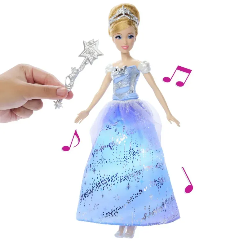 Jucarii, Copii si Bebe - Jucarii si jocuri - Papusi si accesorii - Papusi - Papusa Disney Princess - Cenusareasa Cu Rochie Luminoasa - Infinity.ro