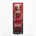 Jucarii, Copii si Bebe - Jucarii si jocuri - Papusi si accesorii - Papusi - Papusa Barbie Colectie Aniversara 80 de Ani Blonda cu Rochie Rosie Rubin - Infinity.ro