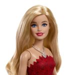 Jucarii, Copii si Bebe - Jucarii si jocuri - Papusi si accesorii - Papusi - Papusa Barbie Colectie Aniversara 80 de Ani Blonda cu Rochie Rosie Rubin - Infinity.ro