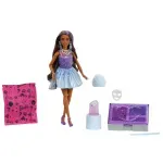 Jucarii, Copii si Bebe - Jucarii si jocuri - Papusi si accesorii - Papusi - Set Party Unboxed Reveal Papusa Barbie Violet Cu 10 Accesorii Surpriza - Infinity.ro