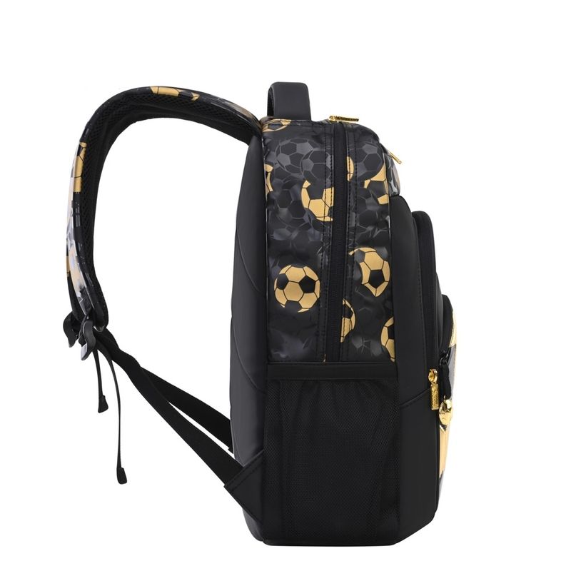 Carti si Birotica - Rechizite - Rucsacuri si genti scolare - Ghiozdan ergonomic FOOTBALL-GOLD EDITION, 40x28x16 cm - Infinity.ro