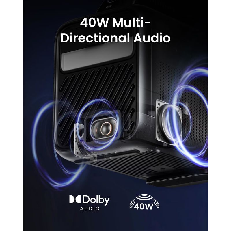 TV, Audio-Video si Foto - Videoproiectoare si accesorii - Videoproiectoare - Proiector video portabil smart Anker Nebula Mars 3, 4K, 1000 ANSI Lumens, Android TV 11, AI, IPX3, Negru - Infinity.ro