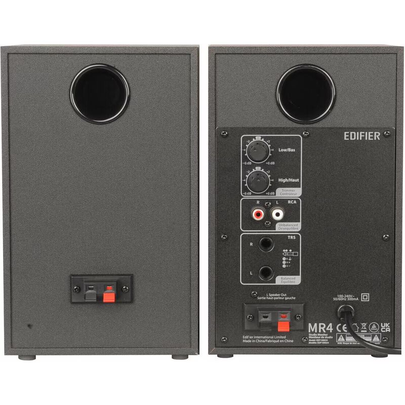 TV, Audio-Video si Foto - Audio Hi-Fi - Boxe si subwoofere - Boxe Active Edifier MR4, 42W, Raspuns Frecventa Neted, Placaj MDF, Negru - Infinity.ro