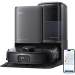 Electronice si Electrocasnice - Ingrijirea locuintei - Aspiratoare - Aspirator robot eufy E25 Omni cu mop, sistem 20, 000 Pa, sistem HydroJet, statie All-in-one Negru - Infinity.ro
