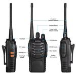 Auto si Moto - Electronice auto - Statii radio si detectoare radar - Set Statie radio BaofengBF-88E cu HandsFree model THK, 400-470Mhz, negru, AirSoft, Drumetie, Vanatoare - Infinity.ro