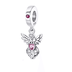 Fashion, accesorii si bijuterii - Femei - Bijuterii femei - Pandantive femei - Charm Diora, inima cu pietre din argint , compatibil cu Pandora - Infinity.ro