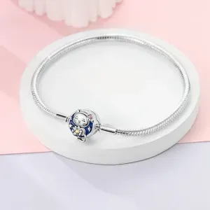 Bratara Pisicuta Norocoasa cu Lant Snake - 18cm