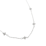 Fashion, accesorii si bijuterii - Femei - Bijuterii femei - Bratari femei - Bratara Delicata cu Pandantiv Floare, din argint - Infinity.ro