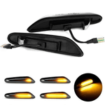 Auto si Moto - Electrice auto - Iluminare si semnalizare - Becuri auto - Set 2 lampi semnalizare aripa led dinamice BMW - Infinity.ro