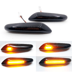 Auto si Moto - Electrice auto - Iluminare si semnalizare - Becuri auto - Set 2 lampi semnalizare aripa led dinamice BMW - Infinity.ro