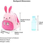 Carti si Birotica - Rechizite - Rucsacuri si genti scolare - Ghiozdan Gradinita pentru Copii prescolari WePro Store, Model Iepuras, plus, 26x24x10 - Infinity.ro