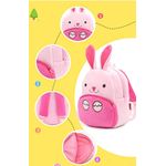 Carti si Birotica - Rechizite - Rucsacuri si genti scolare - Ghiozdan Gradinita pentru Copii prescolari WePro Store, Model Iepuras, plus, 26x24x10 - Infinity.ro