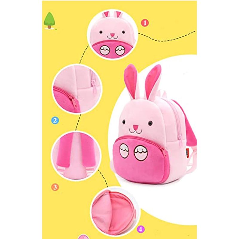 Carti si Birotica - Rechizite - Rucsacuri si genti scolare - Ghiozdan Gradinita pentru Copii prescolari WePro Store, Model Iepuras, plus, 26x24x10 - Infinity.ro