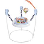 Casa si Gradina - Mobilier - Mobilier copii - Balansoare, leagane si hamace - Saritor copii 2 in 1 cu Centru Activitati, Ajustabil, Scaun 360, Sunete, Lumini, Accesorii, Albastru, WePro Store - Infinity.ro