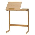 Casa si Gradina - Mobilier - Mese si birouri - Birouri - Masa multifunctionala, pliabila, din bambus, pentru laptop si tableta, 60x35x67 cm, eCarla, STL21 - Infinity.ro