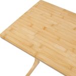 Casa si Gradina - Mobilier - Mese si birouri - Birouri - Masa multifunctionala, pliabila, din bambus, pentru laptop si tableta, 60x35x67 cm, eCarla, STL21 - Infinity.ro