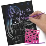 Carti si Birotica - Carti - Carti pentru copii - Activitati extracurriculare - Set creativ Scratch & Sketch, planse de razuit, sabloane si unelte incluse, Nebulous Stars, Isadora, 8+ - Infinity.ro