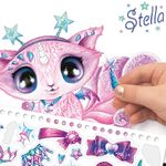 Jucarii, Copii si Bebe - Jucarii si jocuri - Jucarii & jocuri educative - Seturi pictura si desen - Caiet de schite creative, Animoulous Fever, Nebulous Stars - 30 fise, 8 creioane colorate, stickere si sabloane - Infinity.ro