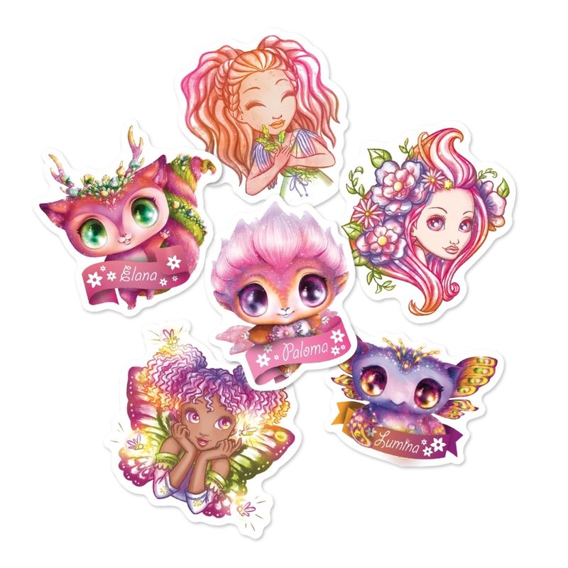 Carti si Birotica - Papetarie - Afise si stickere - Set 50 stickere, din vinil, Nebulous Stars, Paloma & Elana - Infinity.ro